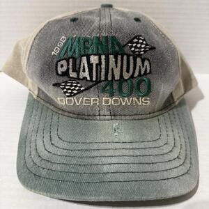 Vintage 1998 MBNA Platinum 400 Dover Downs Snapback Adult Grey One Size Men’s